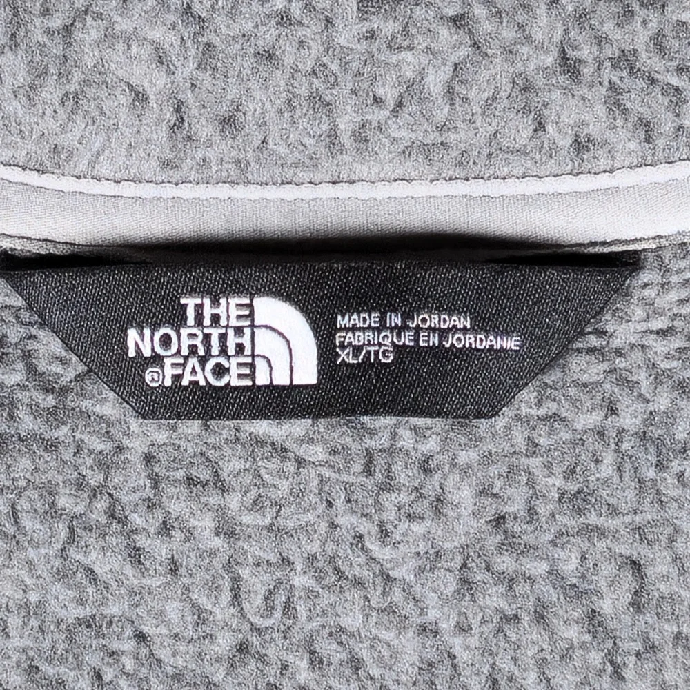 The North Face Gordon Lyons Full Zip Fleece Vest Grey Heather XL NF0A47FA